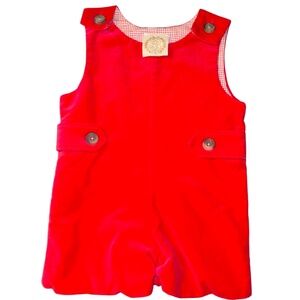 NWOT The Beaufort Bonnet Velveteen Jack Keene Jon Jon in Red